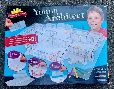 Scientific Explorer Young Architect 3D House Designer. Open Box Never Used! READ