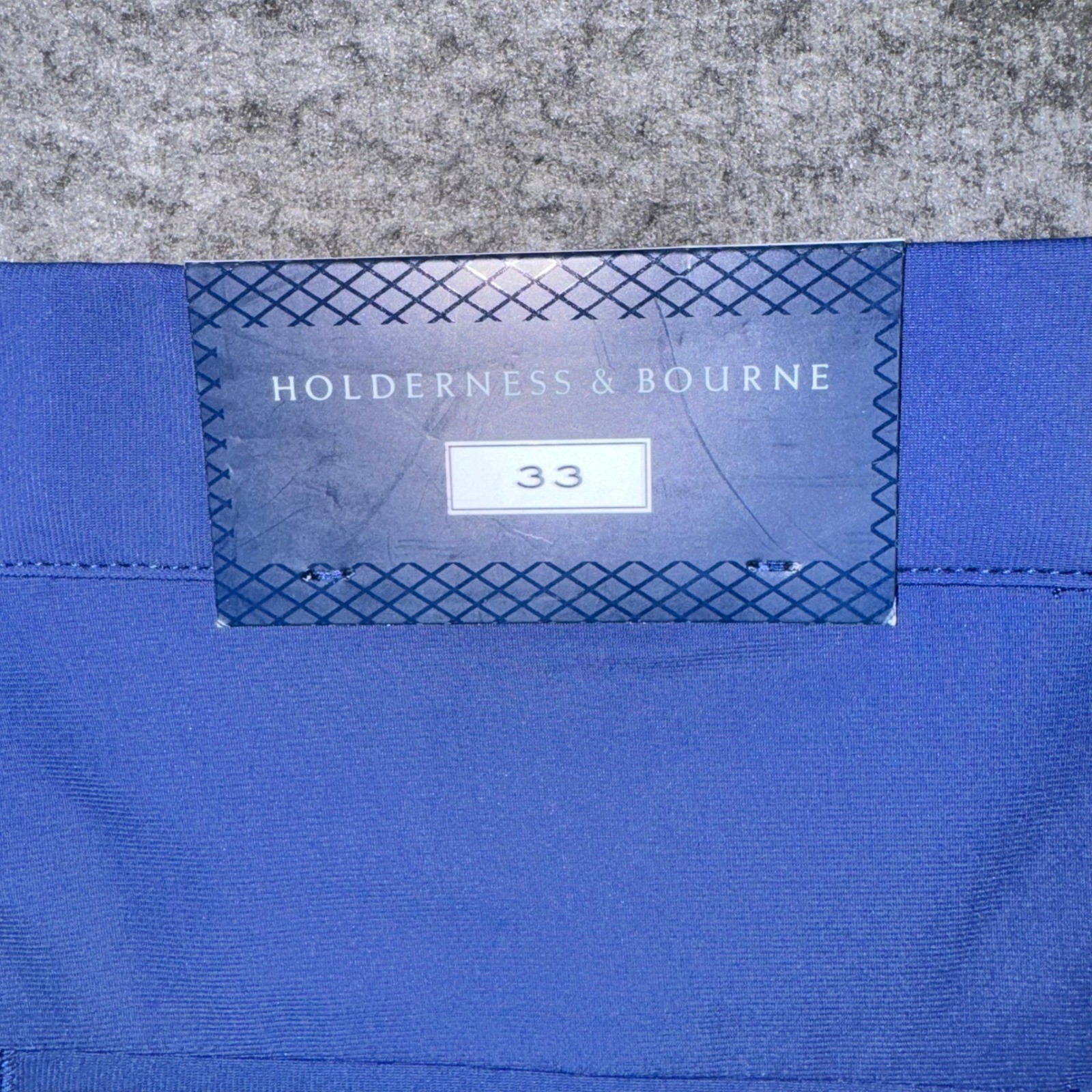 Holderness & Bourne Mens Slater Golf Shorts Tailored Fit Navy Blue Sz 33 NEW