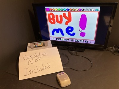 Mario Paint (Super Nintendo Entertainment System, 1992) SNES with Mouse Works!