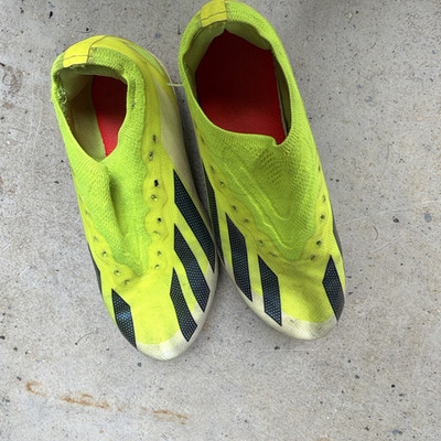 adidas X Crazyfast Yellow Soccer Football Cleats Studded Shoes X Line size 3
