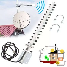 2.4G Yagi WiFi Antenna 25dBi Outdoor Directional Signal for Wireless Card Router