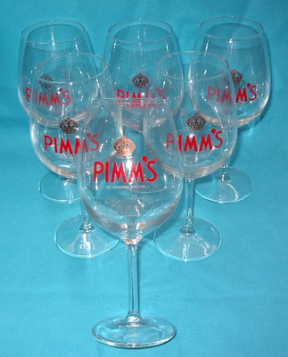 Pimm's Cocktailglas Aperitifglas Pimm's Fizz Pimm's Cup 6er im Originalkarton