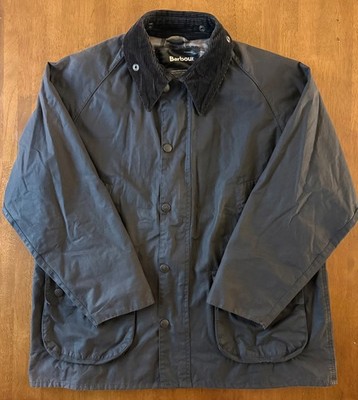 Barbour Bedale Wax Jacket Black C42 Made in England MWX0018 AW15 Excellent Cond