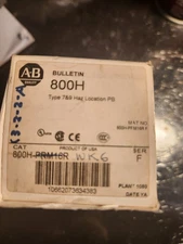 "BRAND NEW"Allen-Bradley 800H-WK6 Heavy Duty Flip Lever Pushbutton, Red Series C