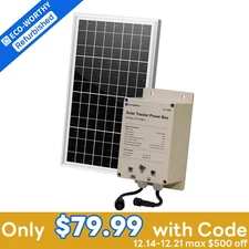 ECO-WORTHY Power Box for Solar Tracker System IP65 Waterproof for Garden Outdoor