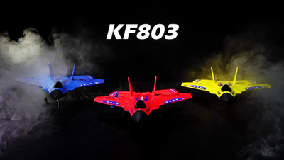 RC Foam Aircraft F22 Raptor Plane Radio Yellow Remote Control