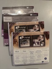 Creative Memories 7x7 Black Scrapbook Refills 12 Pages Each - New-4 Available