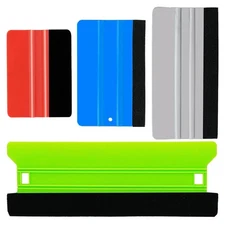 Window Tint Squeegee Felt Edge Wallpaper Tool Vinyl Film Scraper Applicator Film