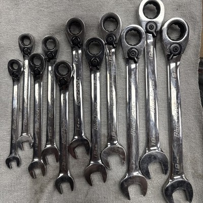 Blue Point BOERM712 12pc Metric Ratcheting Wrench Set 9-19mm