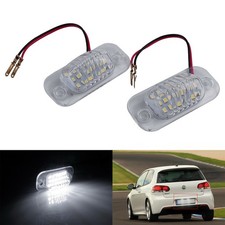2x LED Kennzeichen Beleuchtung Lampen Für VW Golf III Cabrio 1E7 (Bj. 1993-1998)