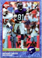 1993 Collector's Edge - Anthony Carter #129 SN - Near Mint or Better