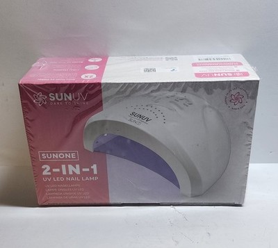 SUNUV SUNONE 2-in-1 UV LED Nail Lamp White Brand New Sealed Fast Shipping 