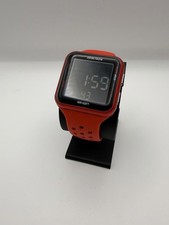 Armitron Pro Sport Digital Watch Men 38mm Red EL Backlight Alarm Black Dial