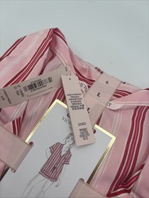 Victoria&rsquo;s Secret Iconic Striped Satin Size Large Short Pajama