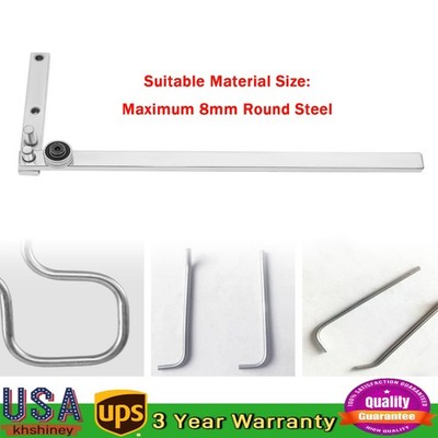Mini Universal Metal Bender Bending Tool Manual Flat Bar Rod Bender 8mm USA