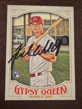 2016 Gypsy Queen KYLE WALDROP Reds In-Person Signed Autographed AUTO