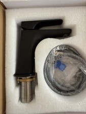 Akdy Single Hold Faucet Matte Black Bathroom