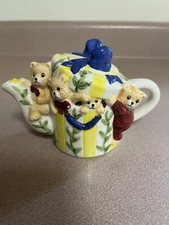 Tea-Nee Teddy Teapot Collection Teddy Bear Teapot