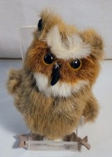 Folkmanis Mini Great Horned Owl Finger Puppet BRAND NEW  2752 Plush