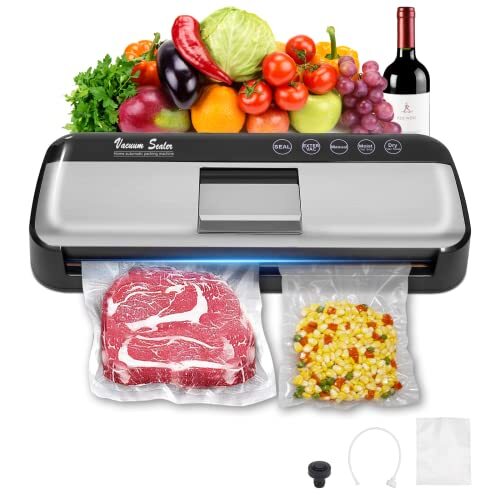 HWTONG Vacuum Sealer, 70 Kpa Powerful Automatic Food Saver Vacuum