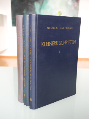 Nicolai Hartmann - Kleinere Schriften (3 Bände)