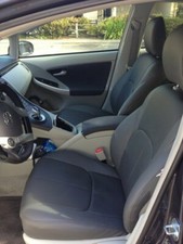 Clazzio Pvc Synthetic Leather Custom Seat Covers For 2010-2015 Toyota Prius
