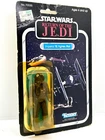 Vintage Kenner Star Wars TIE Fighter Pilot Figure Card 77 back cut pop ROTJ MOC