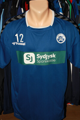 Maillot D'entraînement SonderjyskE Hummel – Blanc, Taille M (équivalent S US), Manches Courtes