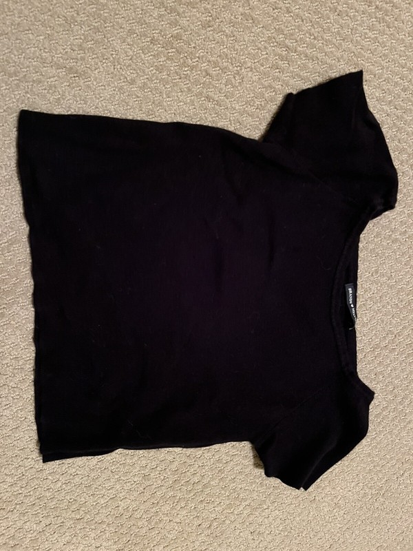 Brandy Melville Black Knit Top OS