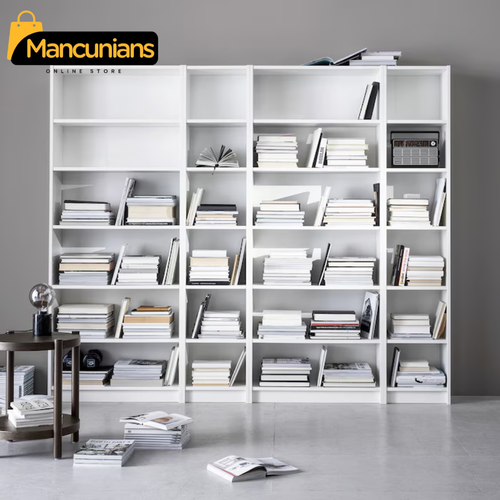 BILLY Bookcase 80x28x202 cm IKEA Shelving Unit Adjustable Shelves Wall-Mountable - Picture 4 of 23