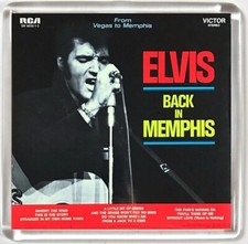 ELVIS PRESLEY BACK IN MEMPHIS ALBUM BACK COVER FRIDGE MAGNET