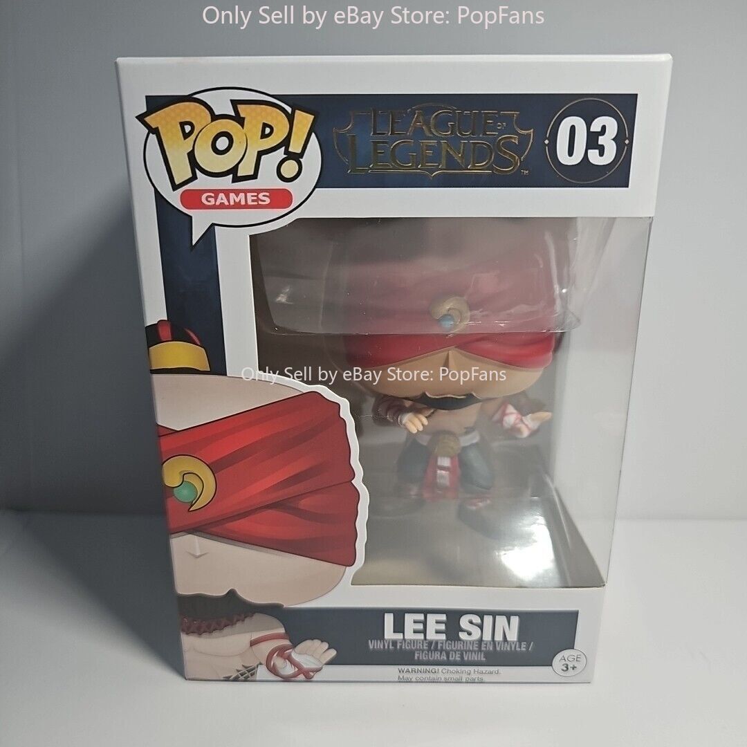 100% Authentic Funko Pop Life Game League Of Legends Lol Lee Sin 03 Vinyl Figure