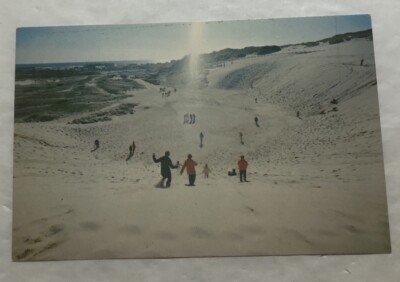 View From Top Of The Sandpit, North Truro, Cape Cod, Mass. Postcard (T2)