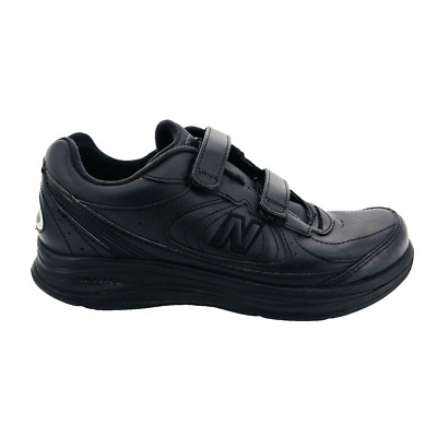 USA Made Womens 7.5 B New Balance 577 DSL-2 WW577VK Black Leather Two Strap Shoe