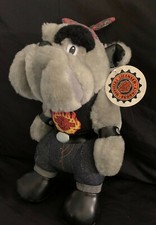 Harley Davidson Biker Bulldog Stuffed Animal Puppy Dog 1993 Plush, New w/ tags