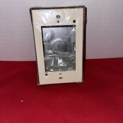 Legrand Wiremold V5748S Switch Receptacle Box 15/16''(23.8mm)Deep-Ivory