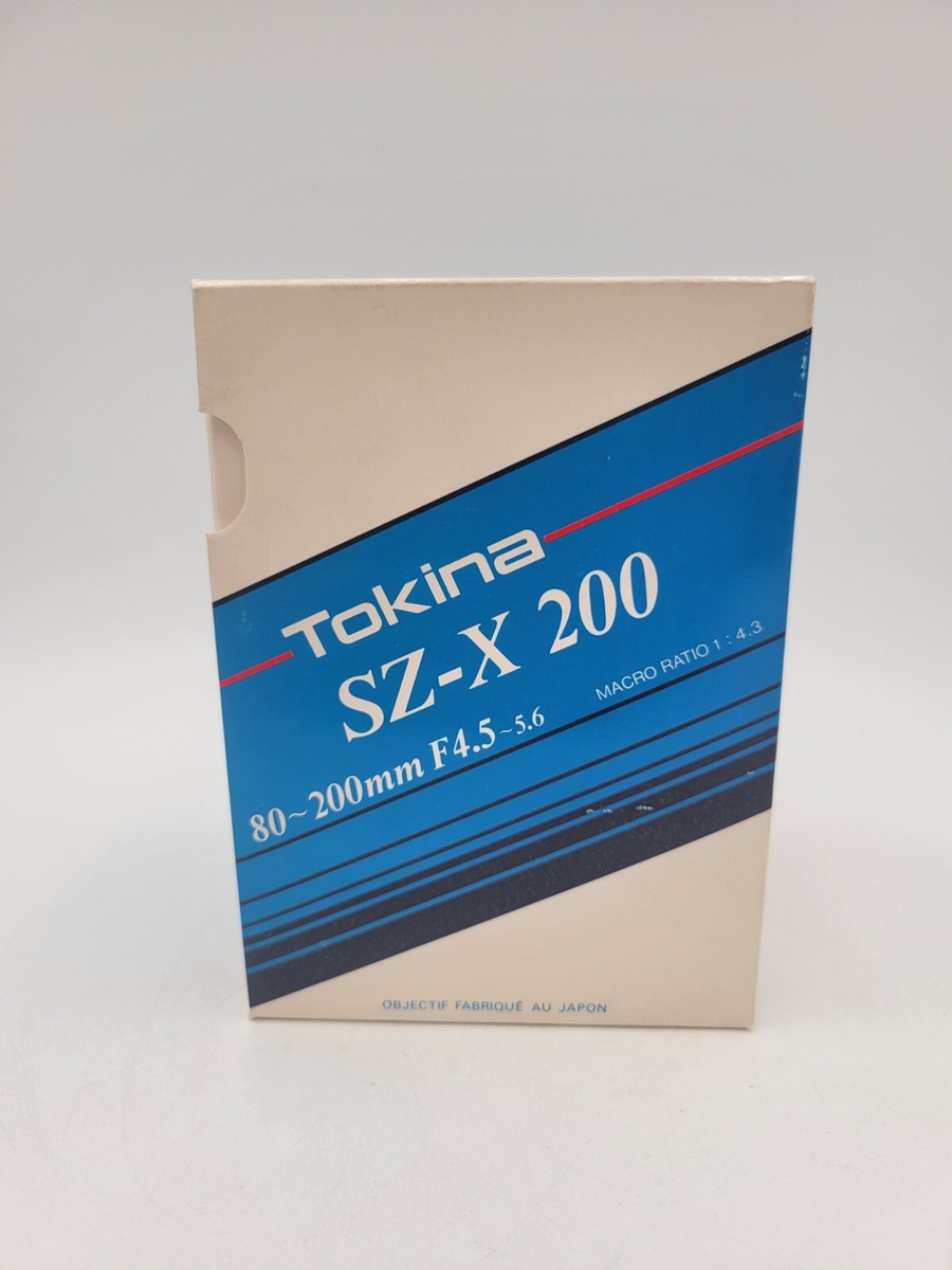Tokina SZ-X 80-200mm F4.5 - 5.6 Camera SLR Lens 52mm C/FD for