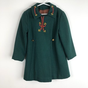 embroidered winter coat