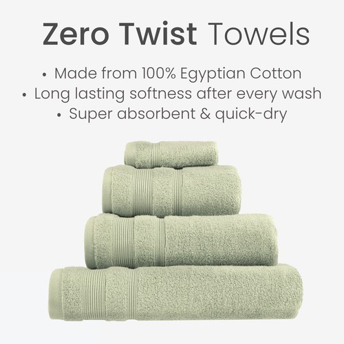 Allure Egyptian Cotton Bath Towels - Super Soft Zero Twist, Absorbent, 500GSM - Picture 102 of 120