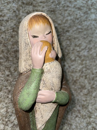 Art Pottery Madonna and Child “Mirete” Made in Spain Figurine Baby Jesus Statue - Picture 11 of 12