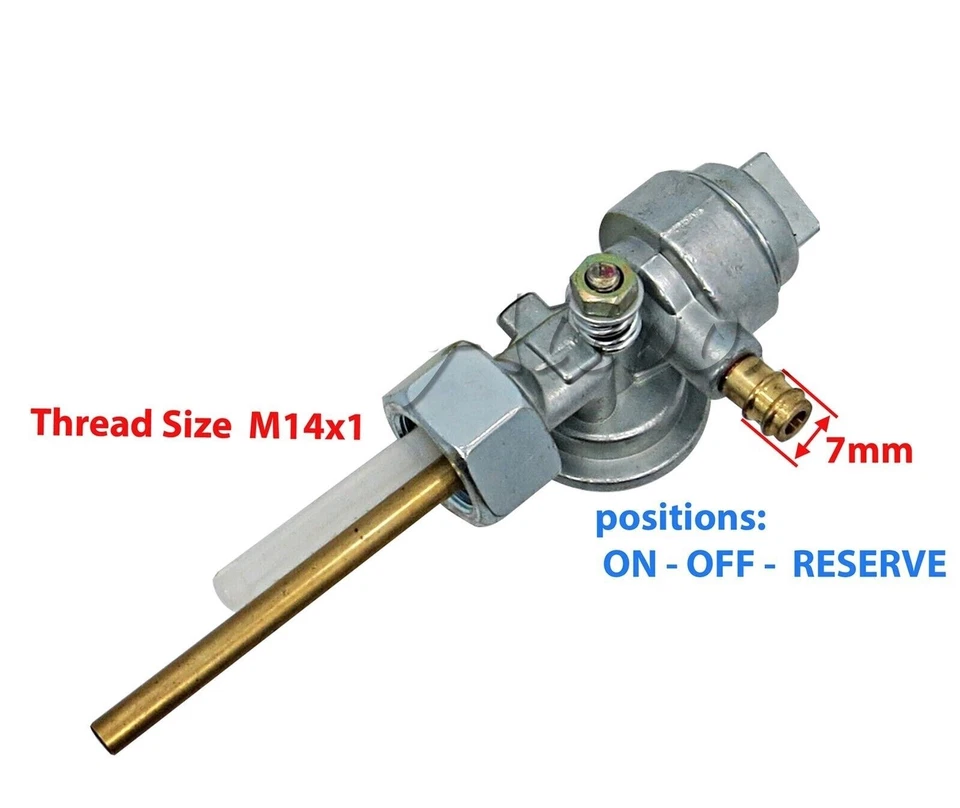 Aitook Petcock Assy Compatible With Yamaha G6S G6SB G7S 1970-1972 Motorcycle Foto 3 de 4