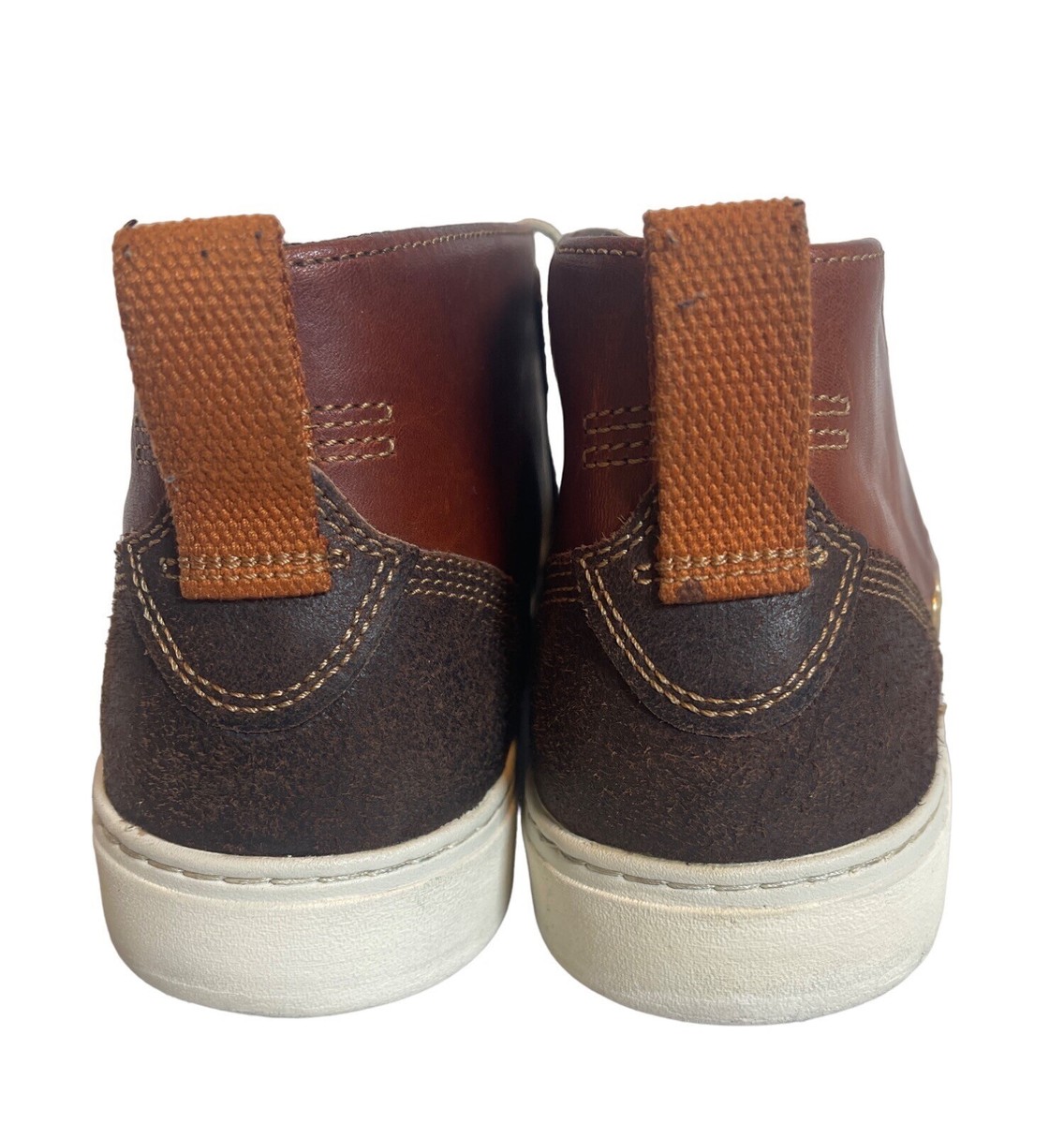 Timberland Amherst Men\'s High Top Chukka Leather Soft Boy Boots Brown Size 10.5 Shop Timberland Redwood Edge Chukka (DARK BROWN  main image 4