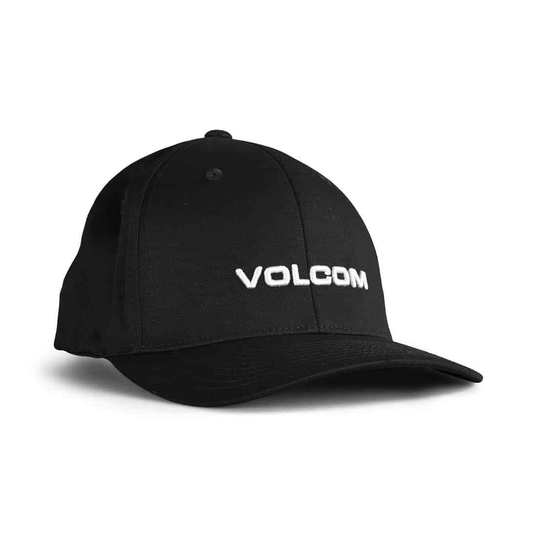 Volcom Euro Xfit Flexfit Cap-schwarz 