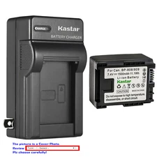 Kastar Battery AC Wall Charger for Canon BP-809 & Canon VIXIA HF S100 HFS100