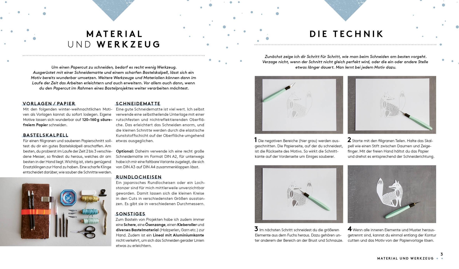 Thumbnail - Set: Christmas Papercut - Die Vorlagenmappe Mit Anleitung Und 20...