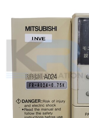 Mitsubishi FR-A024-0.75K FREQROL-A024 Inverter Drive .75kW 3PH W