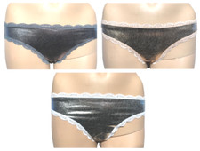 VICTORIAS SECRET DREAM ANGELS FAUX LEATHER FLORAL LACE THONG PANTY XS S M L NWT