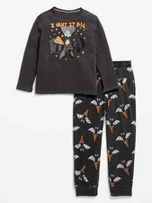 NWT Old Navy Boys Halloween Pajamas Microfleece Vampire Bats pizza u pick size