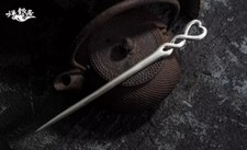 Hairpin China Ancient Hanfu Style Women Hair Stick 999 Sterling Hairpin Silver