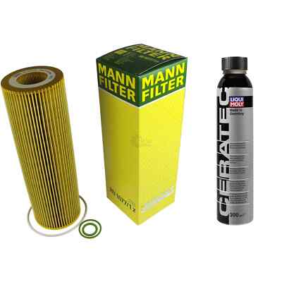 MANN-FILTER ÖLFILTER HU 1077/1 z + LIQUI MOLY Cera Tec 3721